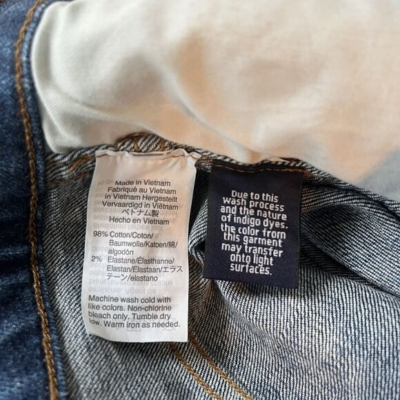 Madewell Womens 9" High Rise Skinny Jeans Size 25 Medium Wash Raw Hem Distressed - Picture 6 of 10